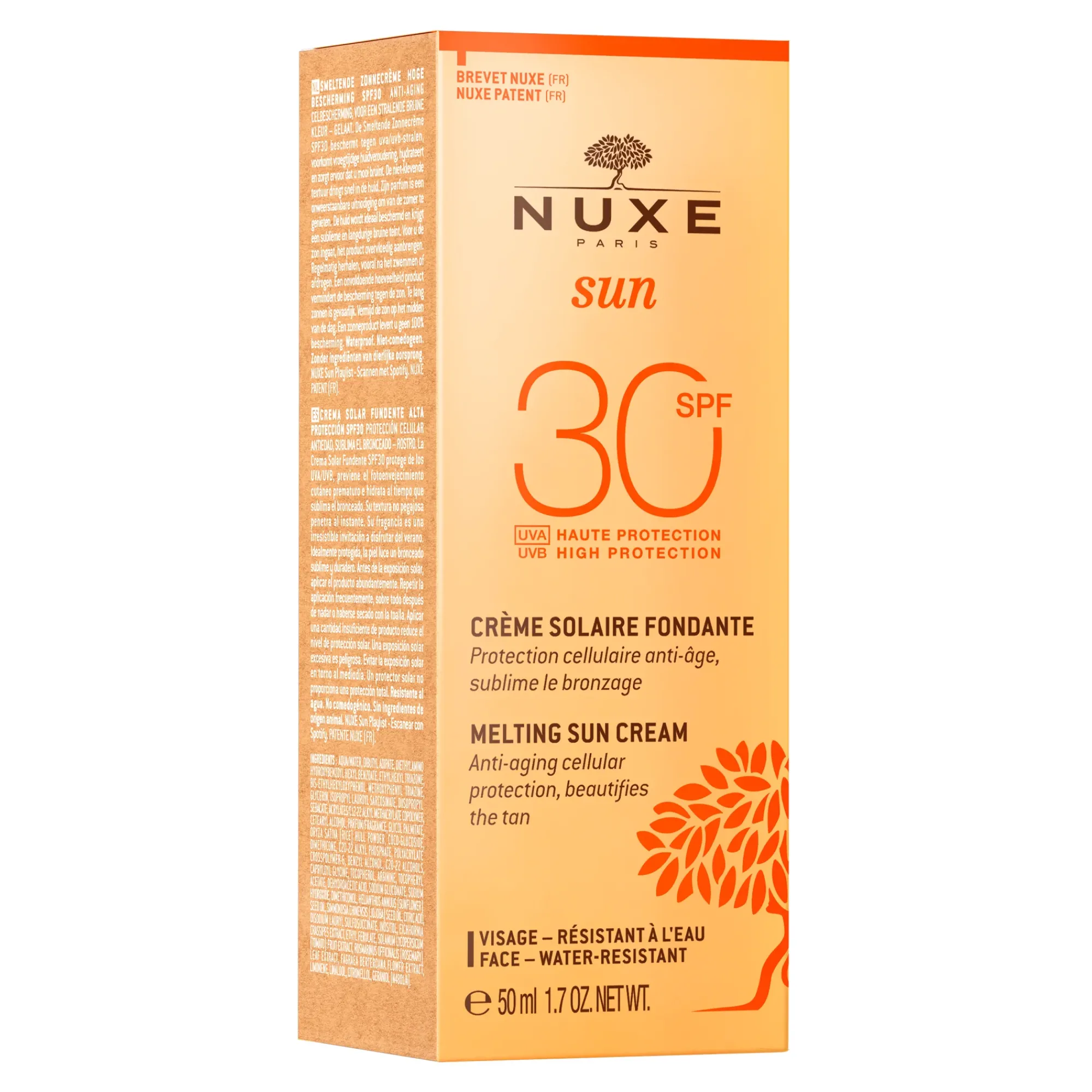 NUXE Crema Da Giorno|Protezione Solare Per Il Viso^Crema solare fondente alta protezione SPF30