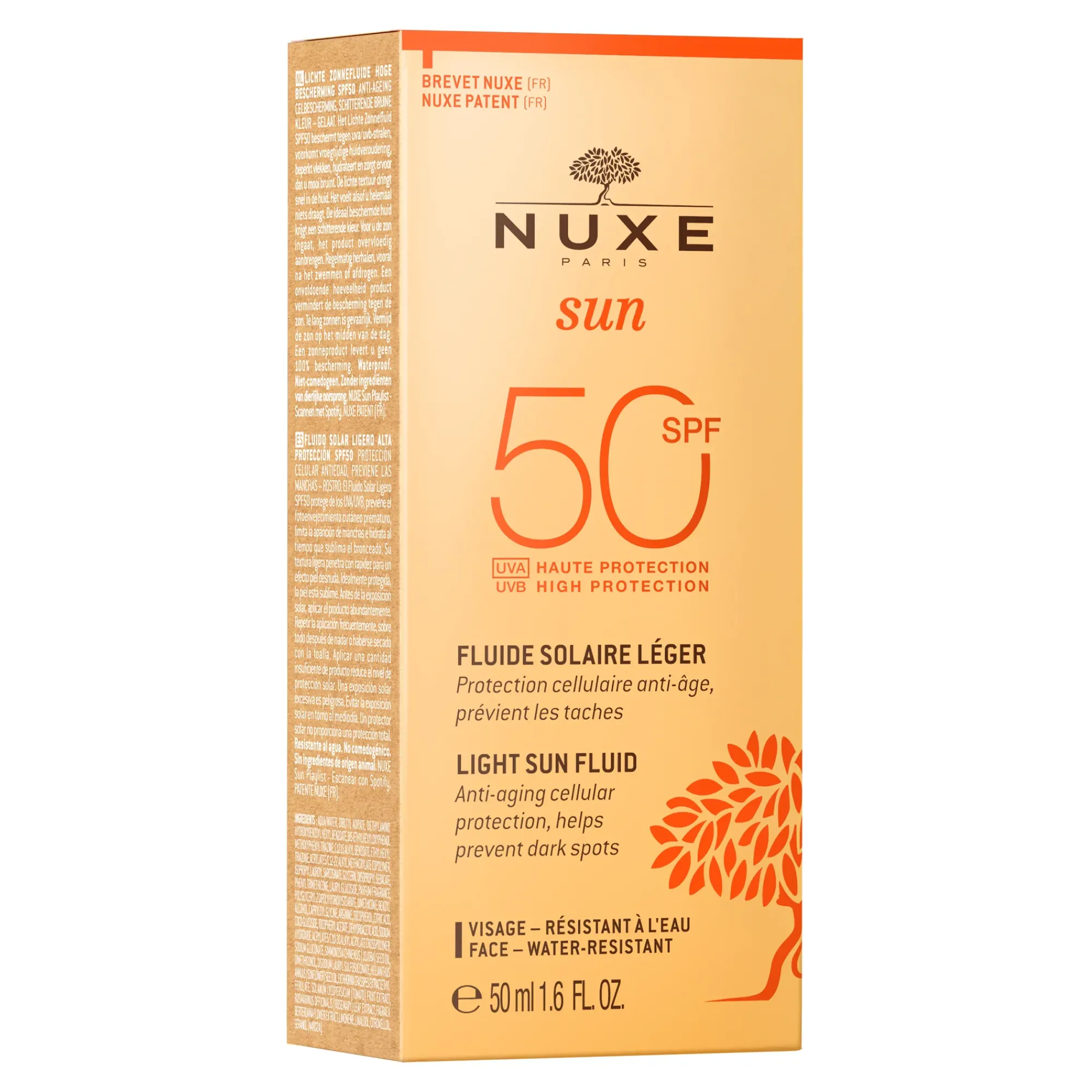NUXE Crema Da Giorno|Protezione Solare Per Il Viso^Fluido leggero alta protezione SPF 50