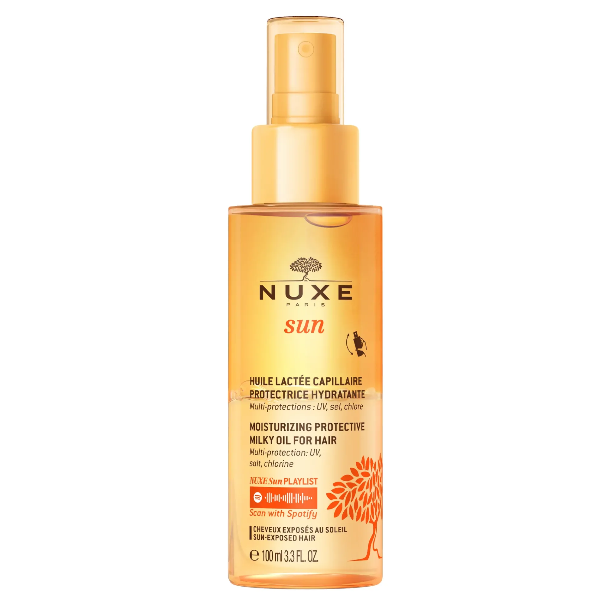 NUXE Protezione Solare Per I Capelli|Olio Per Capelli^Olio latte per capelli protettivo idratante
